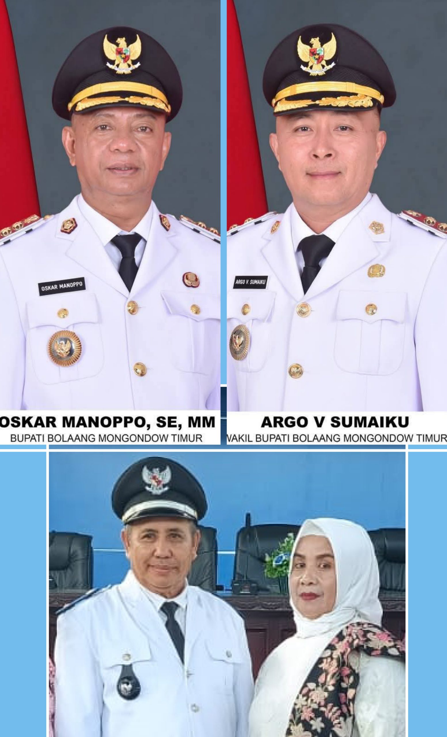 Kepala Desa Mooat Darwin Mamonto Ucapkan Selamat atas Pelantikan Bupati dan Wakil Bupati Boltim Oskar Manoppo dan Argo Sumaiku