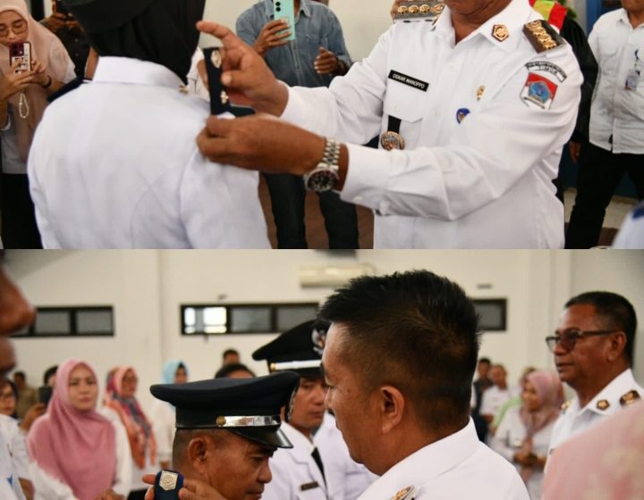 Lantik Pj 6 Desa, Bupati dan Wakil Bupati Boltim Minta Rangkul Masyarakat Jangan Ada Lagi Terkotak Kotak!