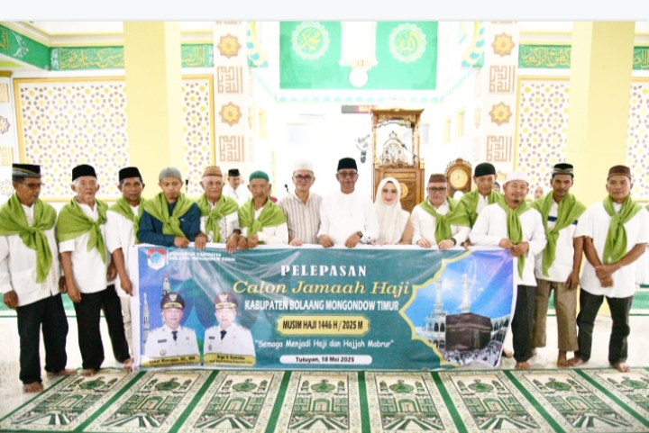 Bupati Oskar Manoppo Melepas 28 Calon Jemaah Haji Boltim Tahun 2025
