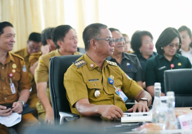 Bupati Boltim Oskar Manoppo Hadiri High Level Dedicated Team Meeting di Bandara Sam Ratulangi Manado